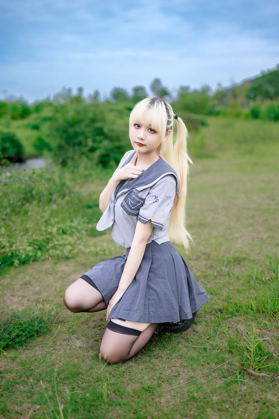 阿雪雪 - No.024 湿地JK [78P-1.77GB]